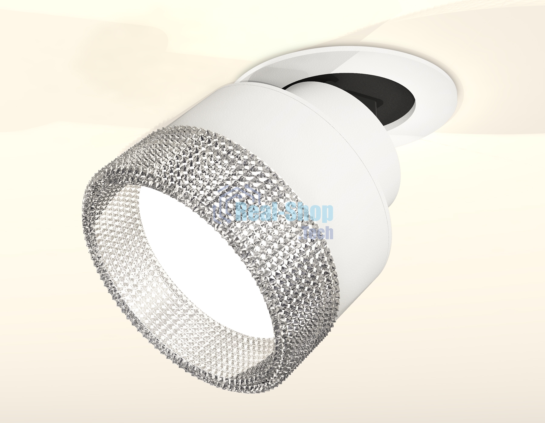 Светильник Ambrella Light XM8101540 SWH/CL белый песок/прозрачный GX53 (A2241, A2105, C8101, N8480)