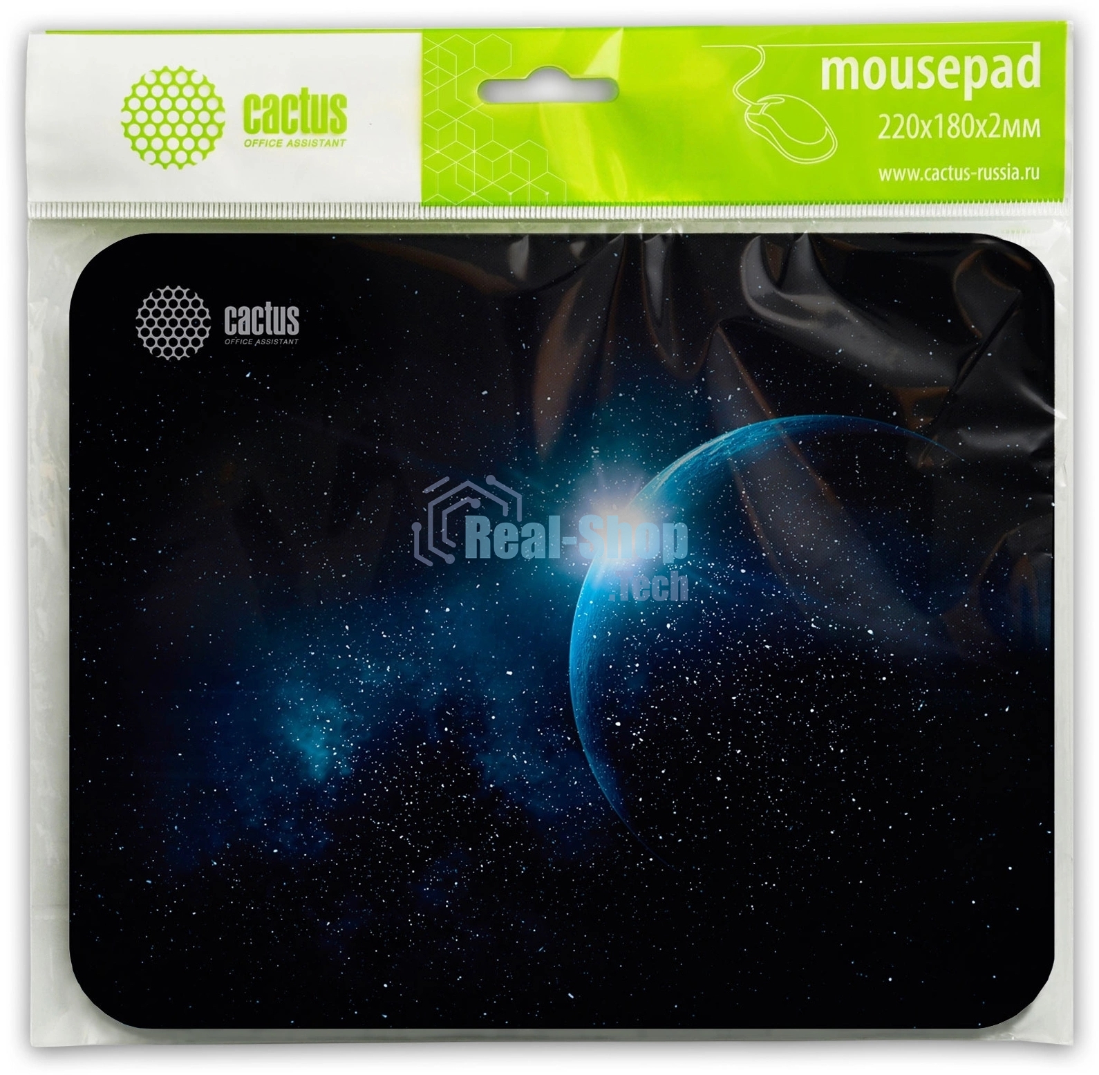 Коврик для мыши Cactus Space 220x180x2мм (CS-MPC-P04XS)