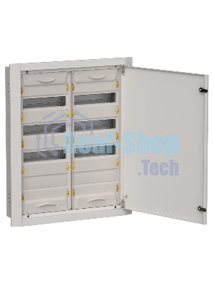 Корпус металлический IEK TITAN 5 ЩРв-96 (2х48) 755х625х130мм IP31 серый (одна дверь)