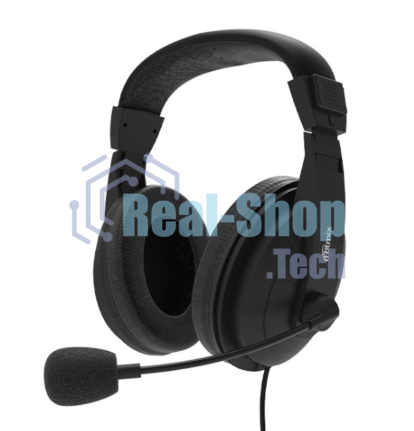 Гарнитура Ritmix RH-540M чёрный, проводная, USB