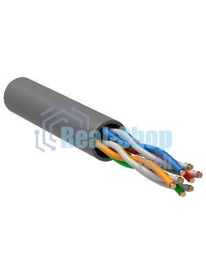 Кабель информационный ITK Generica LC2-C5E04-121 кат.5е U/UTP не экранированный 4X2X24AWG LSZH внутренний 500м серый