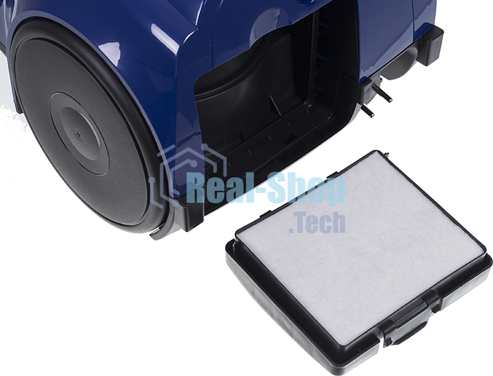 Пылесос Samsung VCC4520S36 синий/черный, 350/1600 Вт, уборка сухая, пылесборник контейнер 1.3 л