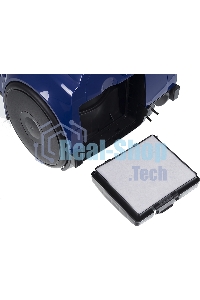 Пылесос Samsung VCC4520S36 синий/черный, 350/1600 Вт, уборка сухая, пылесборник контейнер 1.3 л