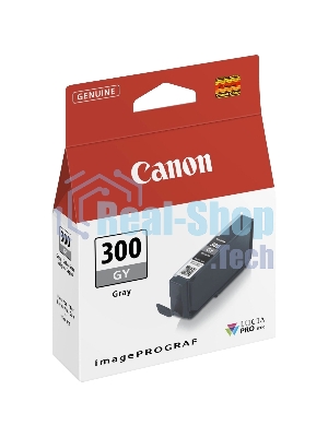 Картридж струйный Canon PFI-300 GY EUR/OCN серый (236 стр.) для Canon imagePROGRAF PRO-300