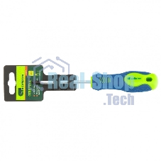 Отвертка Сибртех, PZ1 х 80 мм, CrV, 2-х компонентная рукоятка