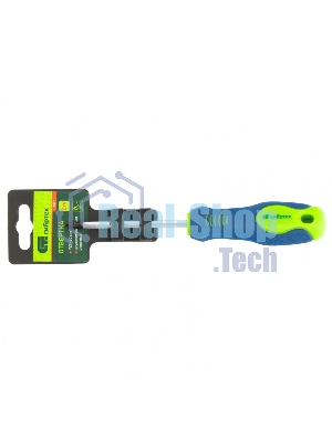 Отвертка Сибртех, PZ1 х 80 мм, CrV, 2-х компонентная рукоятка