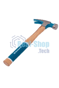 Молоток-гвоздодер Gross AMERICAN HICKORY 560 г, угол 75, магнит, обрезиненная рукоятка