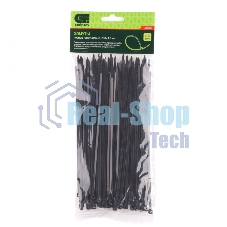 Хомуты Сибртех, 200 х 3,6 мм, пластиковые, черные, 100 шт. 45555