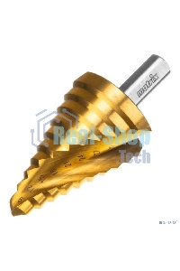 Сверло Matrix ступенчатое 9-12-15-18-21-24-27-30-33-36мм hss спиральный профиль шестигранный