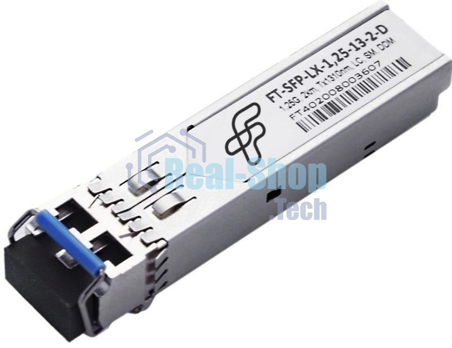 Трансивер FT-SFP-LX-1,25-13-20-D 1G, SFP, LC SMF 20km LX, 1310nm laser, Fibertrade