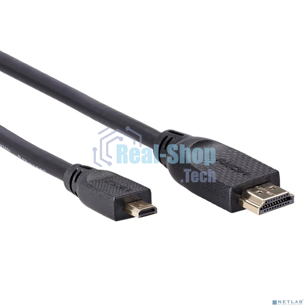 Кабель HDMI-19M --MicroHDMI-19M ver 2.0 1,5 м VCOM CG587-1.8M