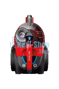 Пылесос Philips FC9728/01 красный/черный, 420/2000 Вт, уборка сухая, пылесборник контейнер, 2 л