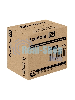 Аккумуляторная батарея ExeGate DT 1233 (12V 33Ah, под болт М6)
