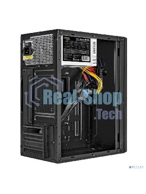 Компьютерный корпус Minitower ExeGate BAA-303U-UNS350 (mATX, БП UNS350 с вент. 12см, 2хUSB+1хUSB 3.0, HD Audio, черный)