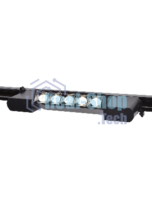 Трековый однофазный светодиодный светильник Ambrella light GL6688 BK черный LED 6W 4200K 24°
