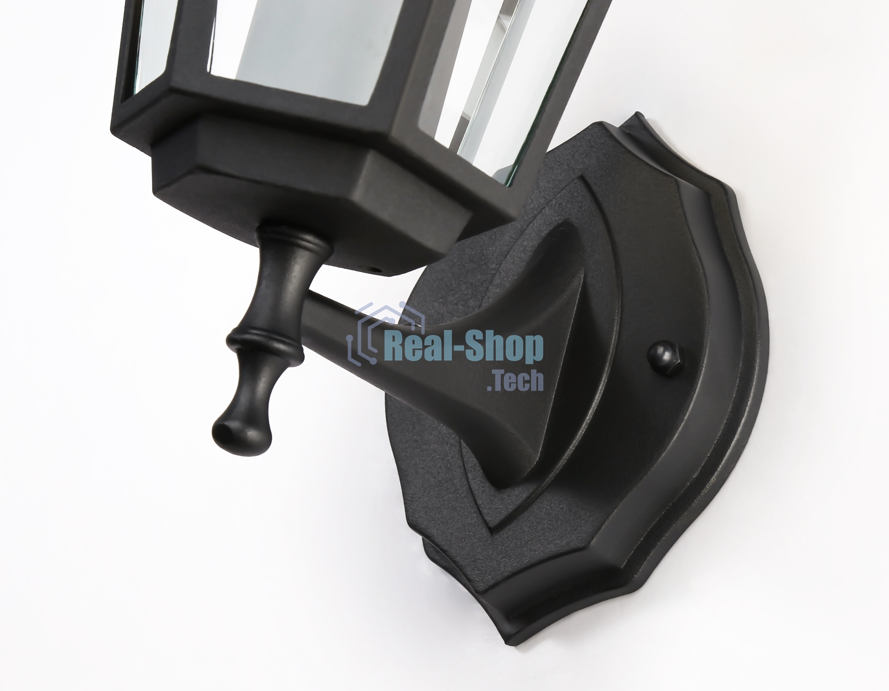Уличный настенный светильник Ambrella light ST2010 BK/CL черный/прозрачный IP54 E27 max 40W 360*150*210