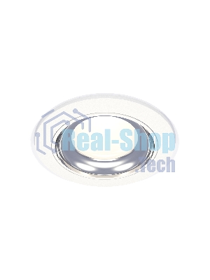 Комплект встраиваемого светильника Ambrella light XC7621061 SWH/PSL белый песок/серебро полированное MR16 GU5.3 (C7621, N7022)