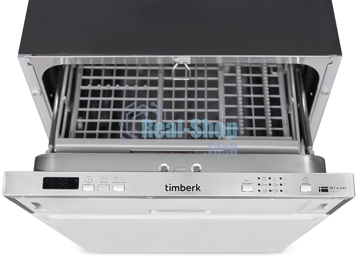 Посудомоечная машина Timberk Set&Dry T-DW45BI103 серебристый (узкая)