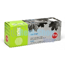 Картридж лазерный Cactus CS-C716C Cyan голубой (1500 стр.) для Canon i-Sensys MF8030/MF8030cn/MF8050/LBP 5050