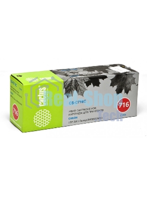 Картридж лазерный Cactus CS-C716C Cyan голубой (1500 стр.) для Canon i-Sensys MF8030/MF8030cn/MF8050/LBP 5050