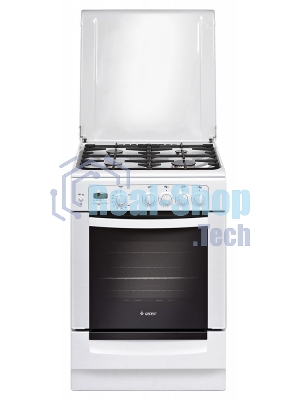 Плита газовая Gefest ПГ 6100-04 белый, конфорок 4 шт, духовка 52 л, 60 см x 85 см x 60 см