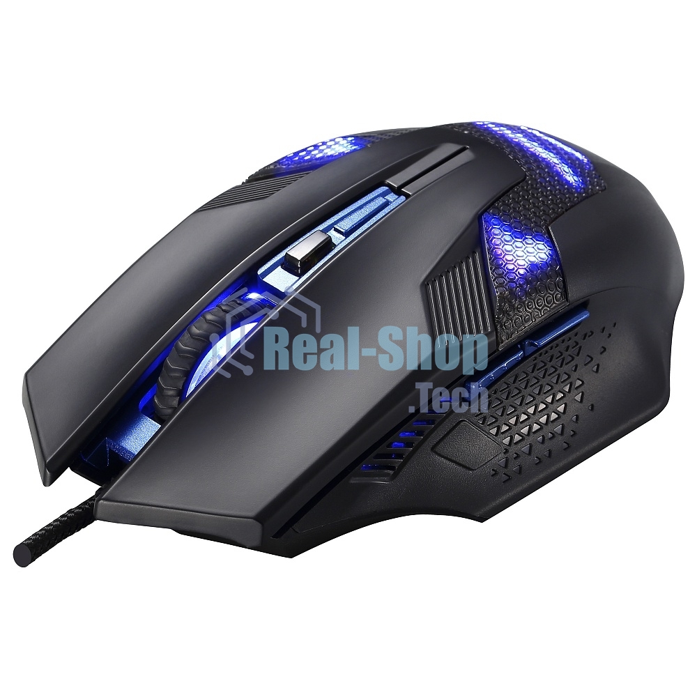 Мышь проводная CROWN Gaming CMG-04 blue