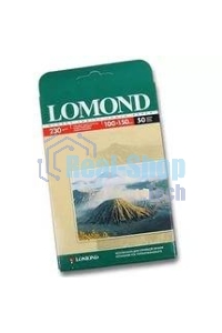 Фотобумага Lomond 0102035 10x15/230г/м2/50л./белый глянцевое для струйной печати