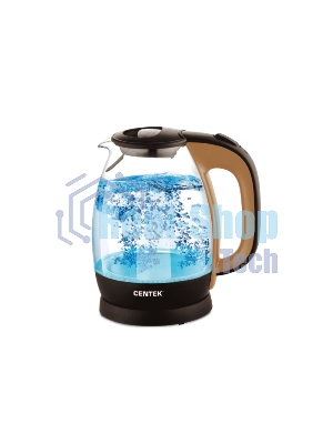 Чайник электрический Centek CT-0056 кофейно-бежевый, 1.7 л, 2200 Вт, (в уп. 6 шт)