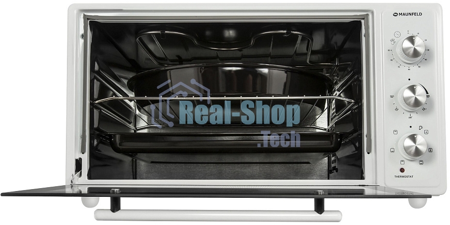 Мини-печь Maunfeld CEMOA.456.W ширина 60 см, механическое управление, 45 л,конвекция, белый