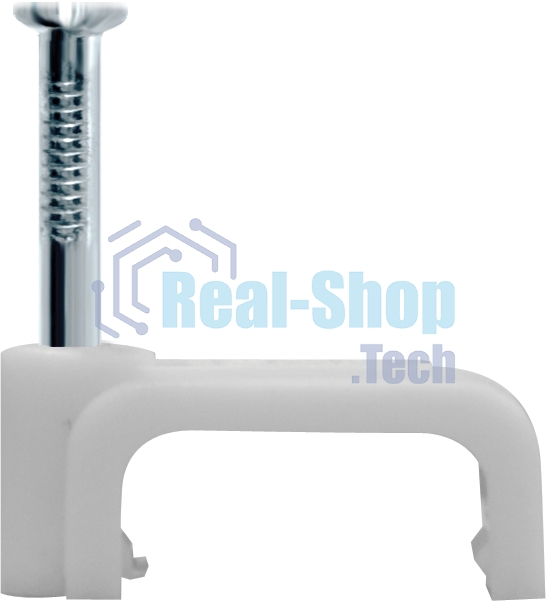 Скоба Navigator креп. прям. d7 с гвозд. NCS-07-50 (уп.50шт)