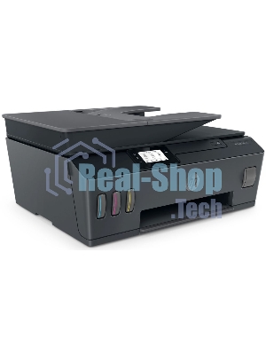 МФУ струйное HP Smart Tank 615 AiO (Y0F71A), A4, цветной, печ. до 22 стр/мин. (ч/б) до 16 стр/мин. (цвет), скан. до 5 стр/мин. (ч/б) 3 стр/мин. (цвет), 1200 x 1200 dpi (ч/б печать, скан.) 1200 x 4800 dpi (печать цвет), USB, Wi-Fi, BlueTooth, Air Print, Mopria