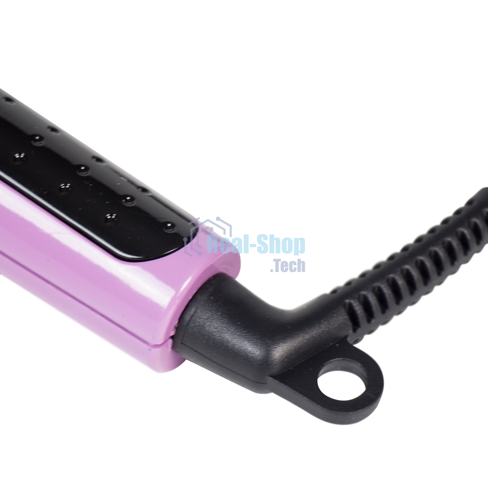 Плойка Galaxy Line GL 4625, фиолетовый, 30 Вт, макс темп. 200ºС, диаметр нагревательного элемента 10 мм, керам. покрытие рабочей поверхности, термоизолированный наконечник, петля для подвешивания, индикатор работы, вращающийся на 360° шнур питания