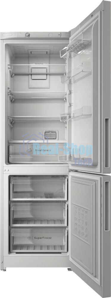Холодильник Indesit ITR 4180 W белый двухкамерный 220/78л морозилка снизу