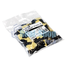 Самоклеющаяся площадка для крепления стяжек ExeGate EX293142RUS STM2020B-100 (20х20 мм, halogen free, -40°C - +85°C, черная, 100 шт)