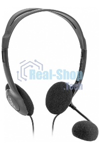 Гарнитура проводная стерео Defender HN-102 накладные компактные 2 х 3.5 мм jack стерео кабель 1,8 м черный