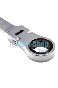 Ключ комбинированный трещоточный Matrix, 8 мм, CrV, шарнирный, зерк.хром