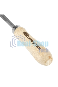 Напильник Сибртех, 200 мм, круглый, деревянная ручка