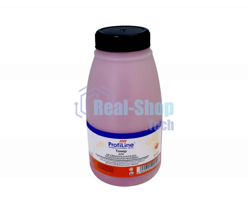 Тонер ProfiLine PL-CB543/CE313/CE323/CE253/CE263/CE743/CB403 для HP CLJ CP 1215/1515/3525/5220/5225/4005/4025/4525/CM1215MFP 1025/nw1525n/nw/CM1415fn/fnw LaserJet Pro 100 M175/M275/Pro 200 M251nw Canon LBP5050 Magenta 45 гр Фасовка РФ