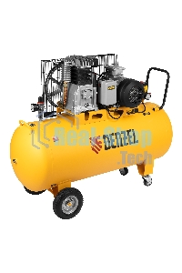 Компрессор воздушный Denzel BCI3000-T/200 рем. привод, 3,0 кВт, 200 литров, 530 л/мин