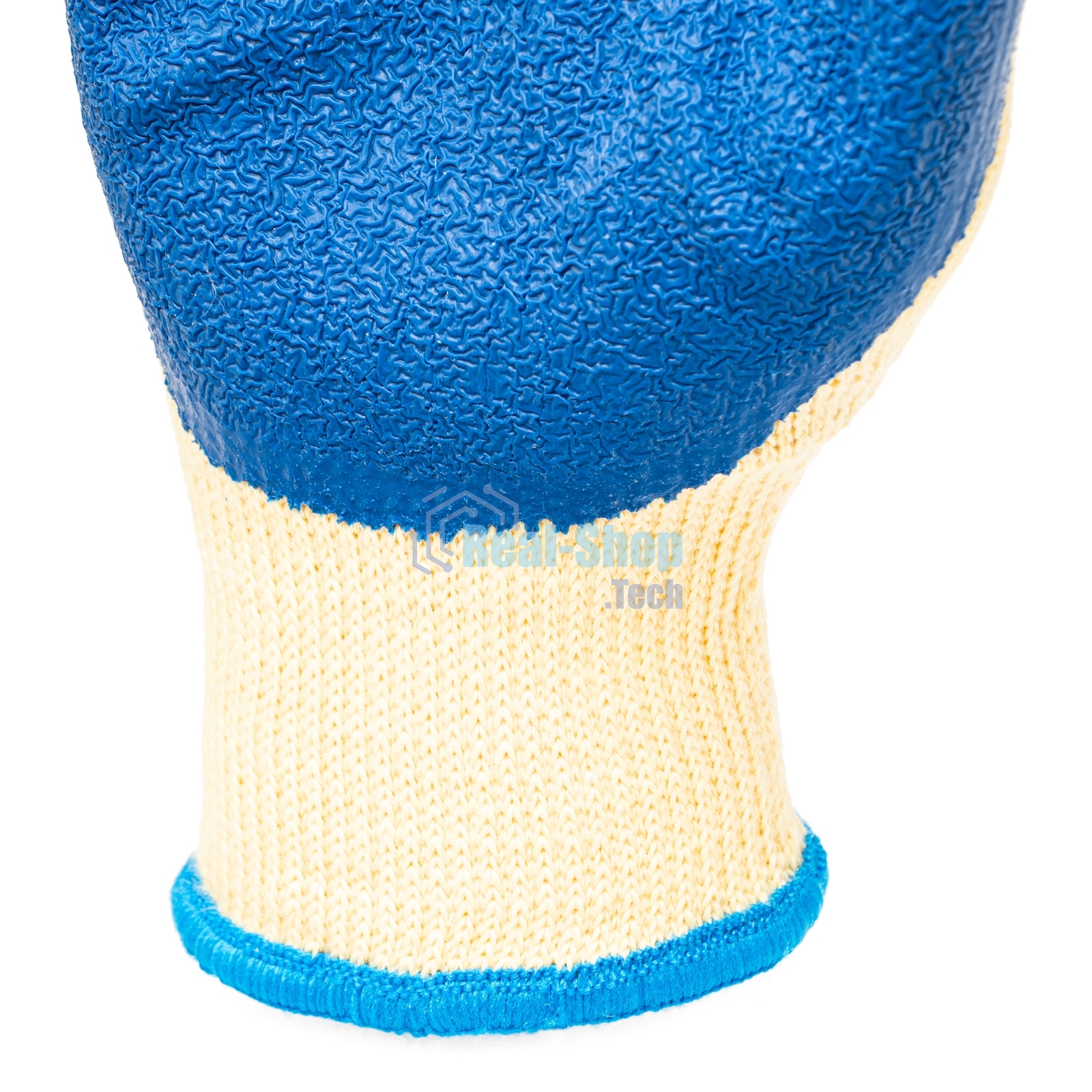 Перчатки трикотажные Сибртех полиэфирные, латексное рельефное покрытие, размер 8