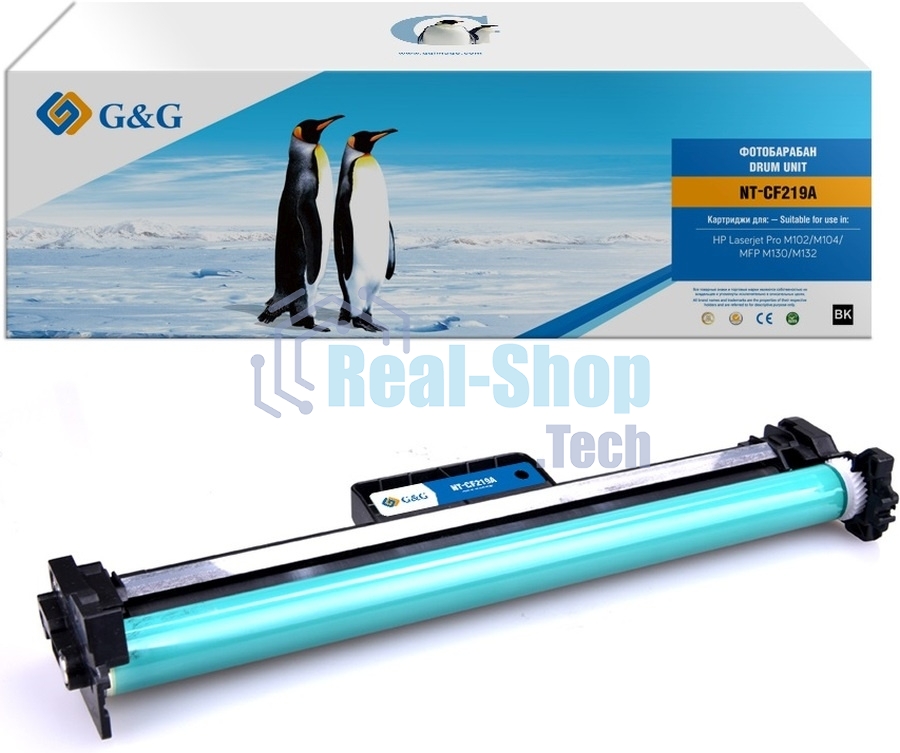 Блок фотобарабана G&G GG-CF219A ч/б:12000 стр. для LJ Pro M102/M104/MFP M130/M132 HP