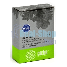 Картридж матричный Cactus CS-ML182 черный, 8мм, 1.6м, 2 400 000 знаков, для OKI ML-182/192/280/320/390