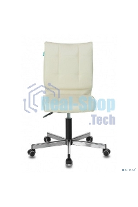 Кресло компьютерное Бюрократ CH-330M/BEIGE бежевый, искусственная кожа, крестовина металл, без подлокотников