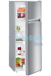 Холодильник Liebherr CTELE 2531-26 001 серебристый двухкамерный 189/44л морозилка сверху