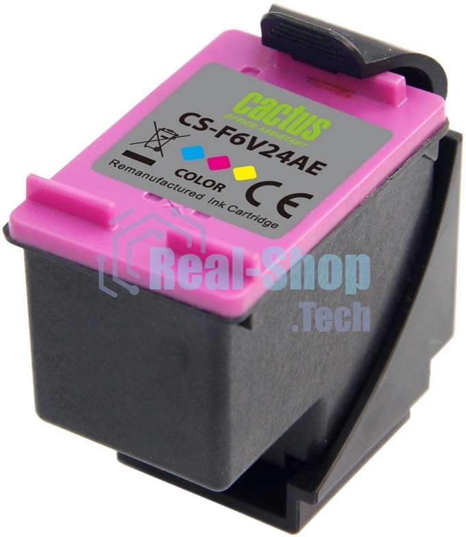 Картридж струйный Cactus CS-F6V24AE 652 многоцветный (300 стр.) (200мл) для HP DeskJet Ink Advantage 1115/2135/3635