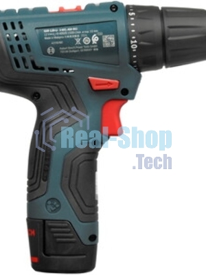 Дрель-шуруповерт Bosch GSR-120, 12 В, 2 Ач, 30 Нм, щеточный
