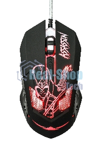 Мышь проводная Qumo Dragon War Assassin M33 черный, 3200 dpi, USB, кнопки - 6