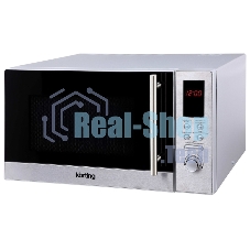 Микроволновая печь Korting KMO 823 XN / 29.6х48.5х36.7 см, 23 л, 800 Вт, гриль: 1000 Вт, электронное управление, LED дисплей, 8 автопрограмм, нержавеющая сталь Микроволновая печь Korting KMO 823 XN / 29.6х48.5х36.7 см, 23 л, 800 Вт, гриль: 1000 Вт, электронное управление, LED дисплей, 8 автопрограмм, нержавеющая сталь