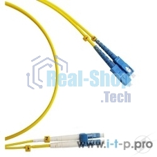 Патч-корд Hyperline FC-9-LC-SC-UPC-2M Патч-корд волоконно-оптический (шнур) SM 9/125 (OS2), LC/UPC-SC/UPC, duplex, LSZH, 2 м/FC-D2-9-LC/UR-SC/UR-H-2M-LSZH-YL