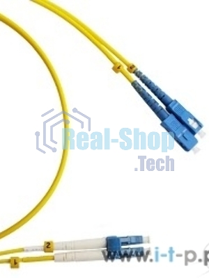 Патч-корд Hyperline FC-9-LC-SC-UPC-2M Патч-корд волоконно-оптический (шнур) SM 9/125 (OS2), LC/UPC-SC/UPC, duplex, LSZH, 2 м/FC-D2-9-LC/UR-SC/UR-H-2M-LSZH-YL